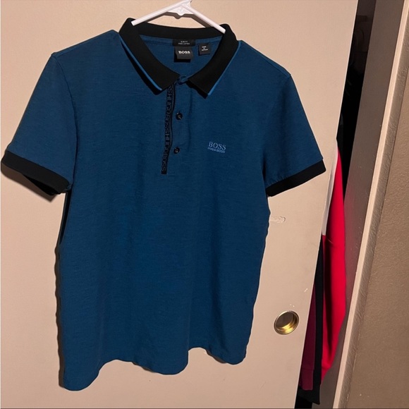 NWOT's Hugo Boss Slim Fit Pima Cotton Polo Shirt Men's Size Medium